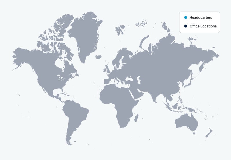 Global Office Locations Map